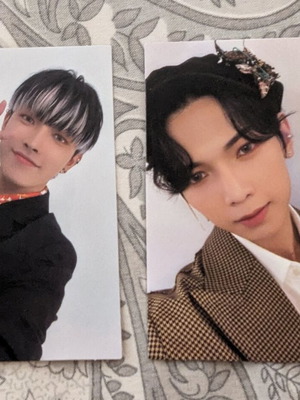 Ateez Hongjoong Yeosang Photocards σαν καινούργιο