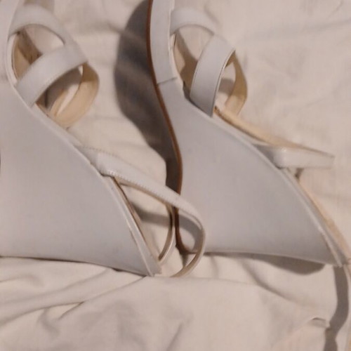 Sandals platform Ioannou like new, white, size 38