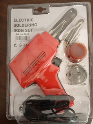 Electric soldering set new