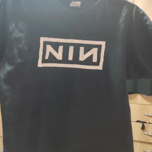 Nine Inch Nails T-shirt medium size used, black