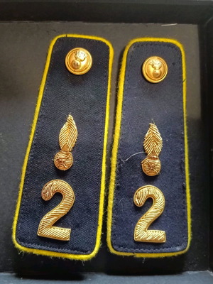 Blue Epaulets of Evelpides Uniform like new