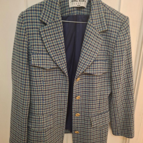 Anna Riska medium blue jacket like new