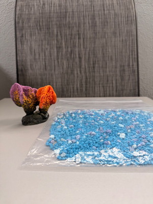 Decoration for fishbowl and stones like new