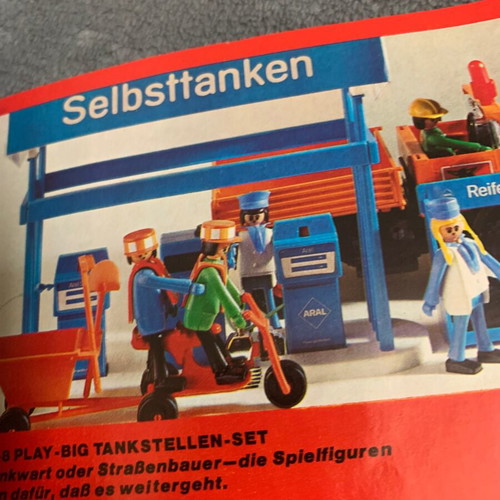 Play-Big vintage toy catalog from 70s, used, miniatures