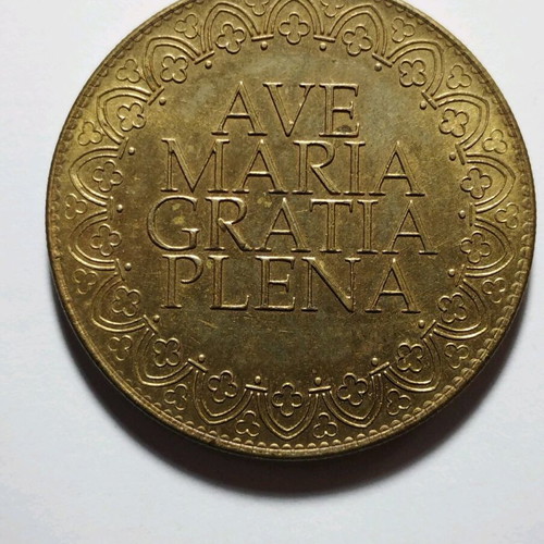 FRANCE Gold-Plated Commemorative Medal - Token - The Cathedral of Notre-Dame de Paris