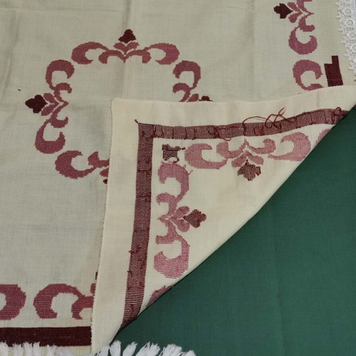 Tablecloths used, pack of 6, 1950s vintage