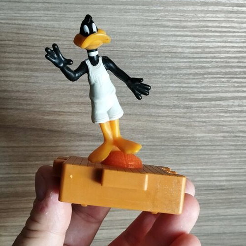 Daffy Duck Space Jam 1996 figure used McDonalds Looney Tunes