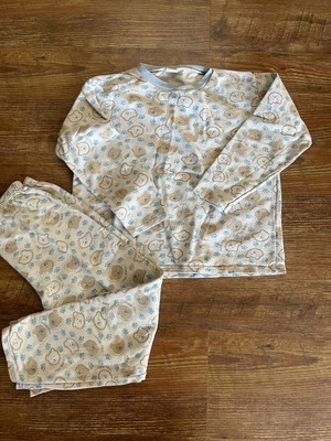 Children's pajamas used for 10 years old, blue