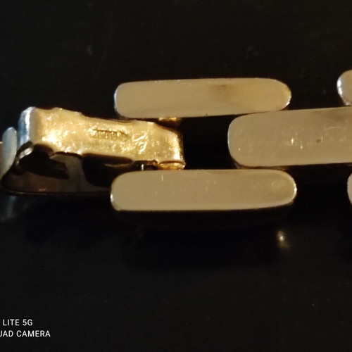 Gold-plated bracelet with zircon 20cm new