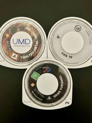 Пакет PSP игри употребявани, Gran Turismo, Twisted Metal, FIFA 10