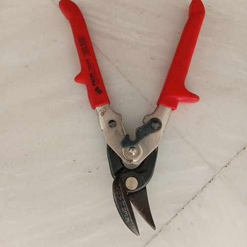 German left-cutting Profi scissors like new, 25 cm