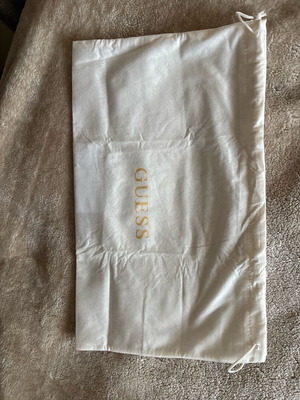 Guess dust bag new, white and beige