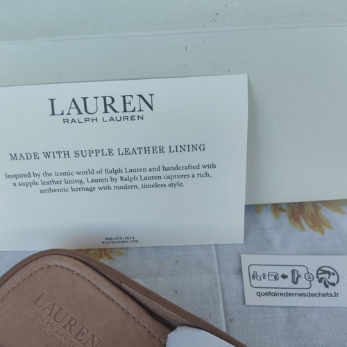 Ralph Lauren Backless Mules new, brown leather, size 39