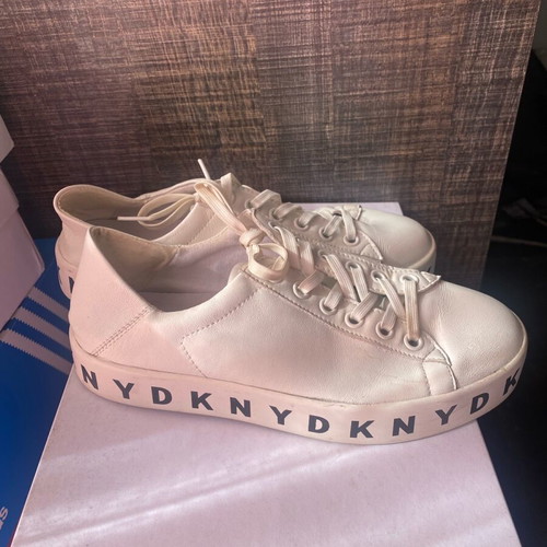 DKNY sneakers used, white, size 38, athletic