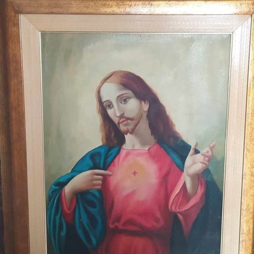 Hand-painted large painting used