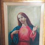 Hand-painted large painting used