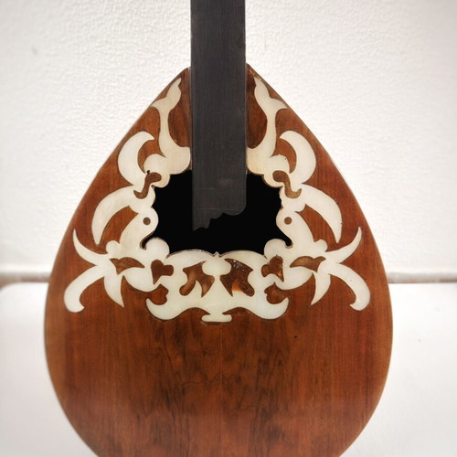 Handmade Professional Four-String Bouzouki Walnut 200 Years Old