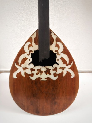 Handmade Professional Four-String Bouzouki Walnut 200 Years Old