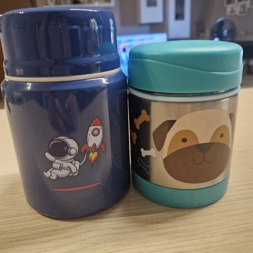 Children's food thermoses used, 325ml and 350ml