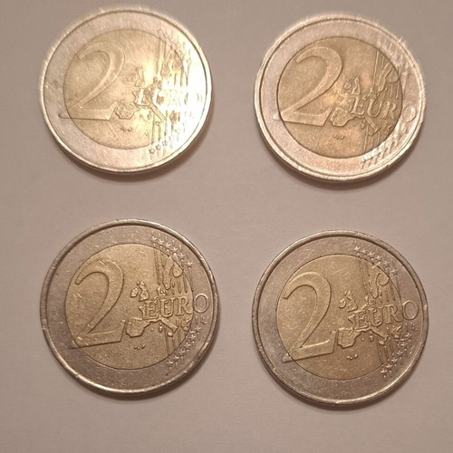 Olympic Games Athens 2004 2 Euro Coins like new, set of 4