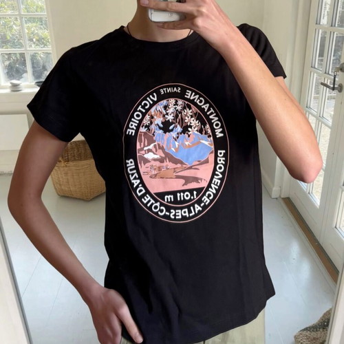 MUNTHE short-sleeve t-shirt new, black, size 36