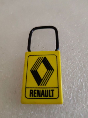 Vintage Renault keychain used, good condition