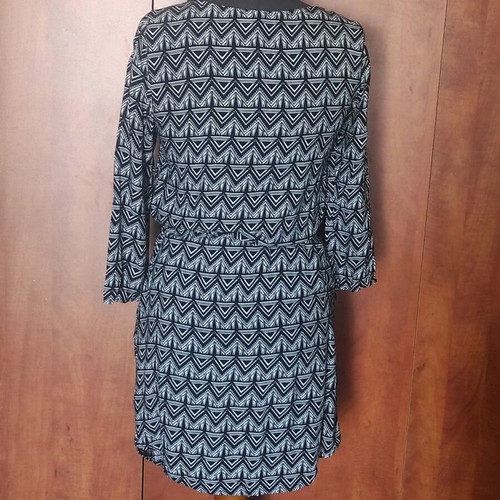 H&M Divided mini dress with geometric pattern like new