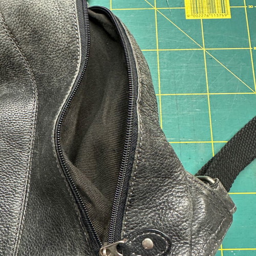 Camelbak leather backpack used, black