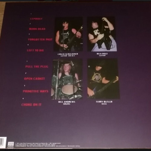 Death Leprosy vinyl LP album reissue remastered 180g near mint
