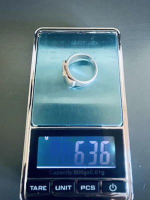 Silver Ring 925 Bow Design like new