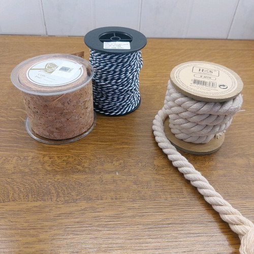 Craft cords and ribbons like new
