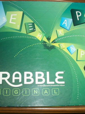 Scrabble board game