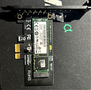 nvme to pci Μετατροπέας με ssd