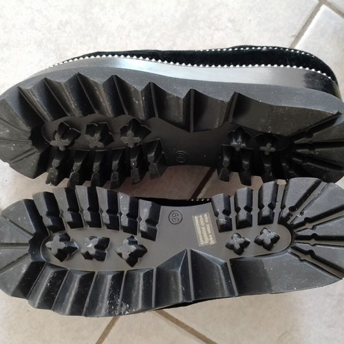 Fred platform moccasins black size 39 used