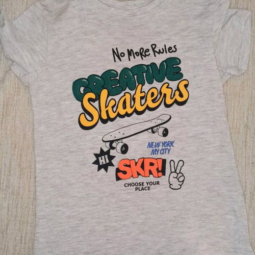 Sinsay short-sleeve t-shirt set like new, size 104, boys