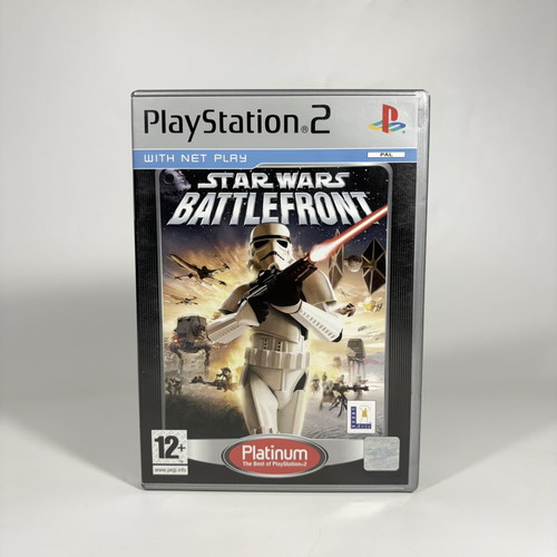 Star Wars Battlefront Platinum for PlayStation 2 used, complete with manual