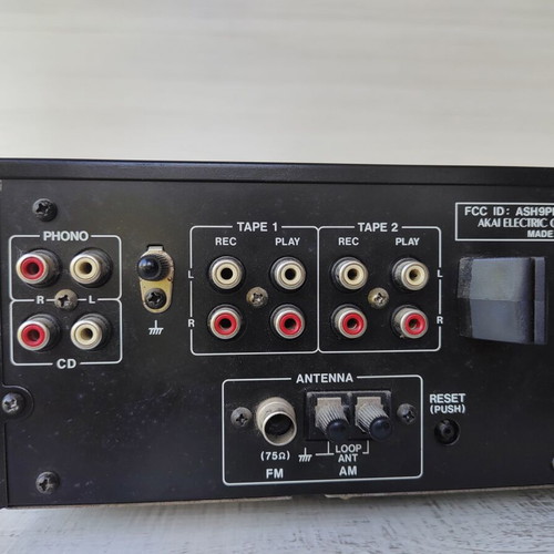 Akai AA-A35 vintage computer controlled receiver used with transformer