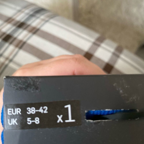 Nike Squad blue over-the-calf football socks new