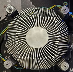 Intel aluminum cooler for socket 115x used