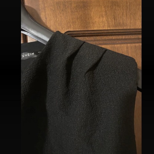 Top and wide-leg pants set black like new