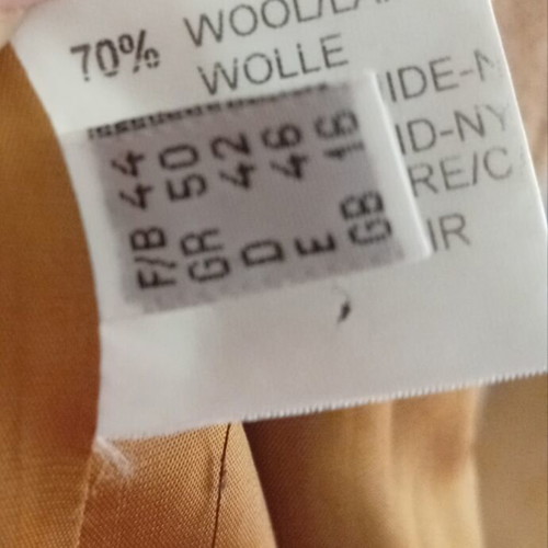 Makis Tselios Fashion Arte Maxima L/XL coat camel like new