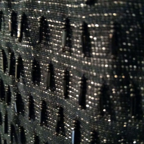 Black dress with beads like new for wedding or evening wear