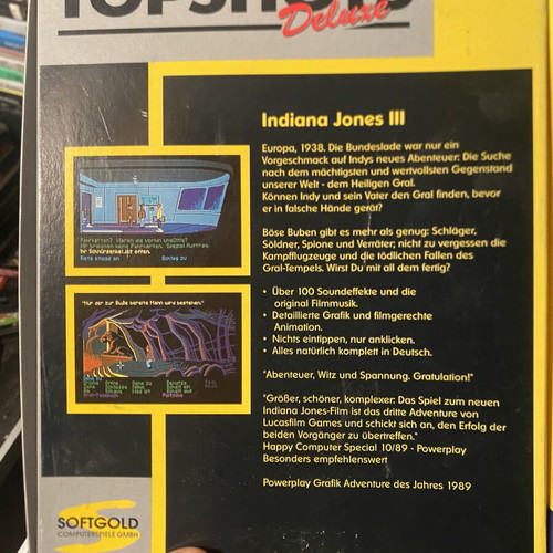 Indy Indiana Jones and the Last Crusade PC big box game