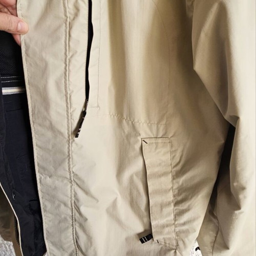 Rebel spring men's jacket beige like new, sizes XL-XXL