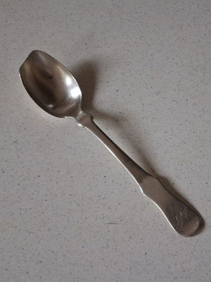 Συλλεκτικό κουτάλι 19ου αιώνα μεταχειρισμένο με υπογραφή Α.Κ. Θεοφίλης