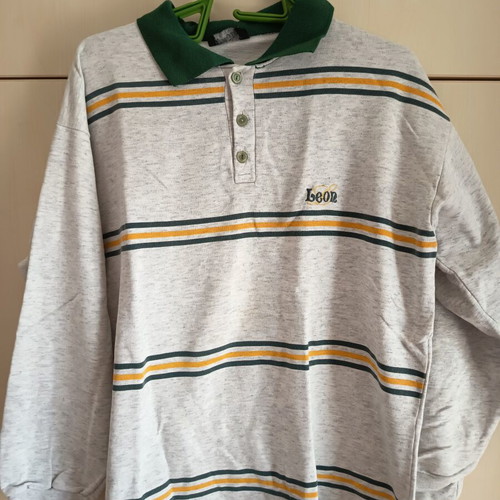Leon Long-Sleeve Shirt white, size L, like new