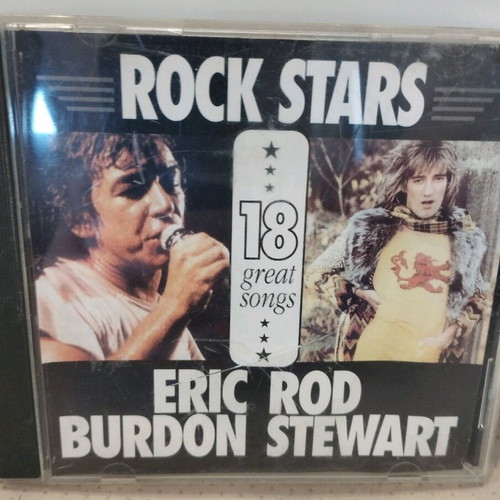 Rock Stars Eric Burdon Rod Stewart CD used, rock