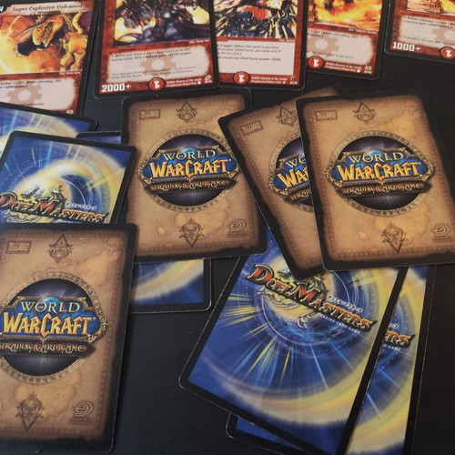 Vintage Duel Masters card collection (45 pcs) + 7 World of Warcraft TCG cards