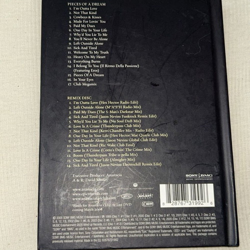 Anastacia Pieces of a Dream Special Edition LUX book + 2 CDs, pop