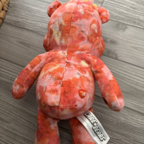 Care Bears Friend Bear plush like new, rare Tie-Dye edition